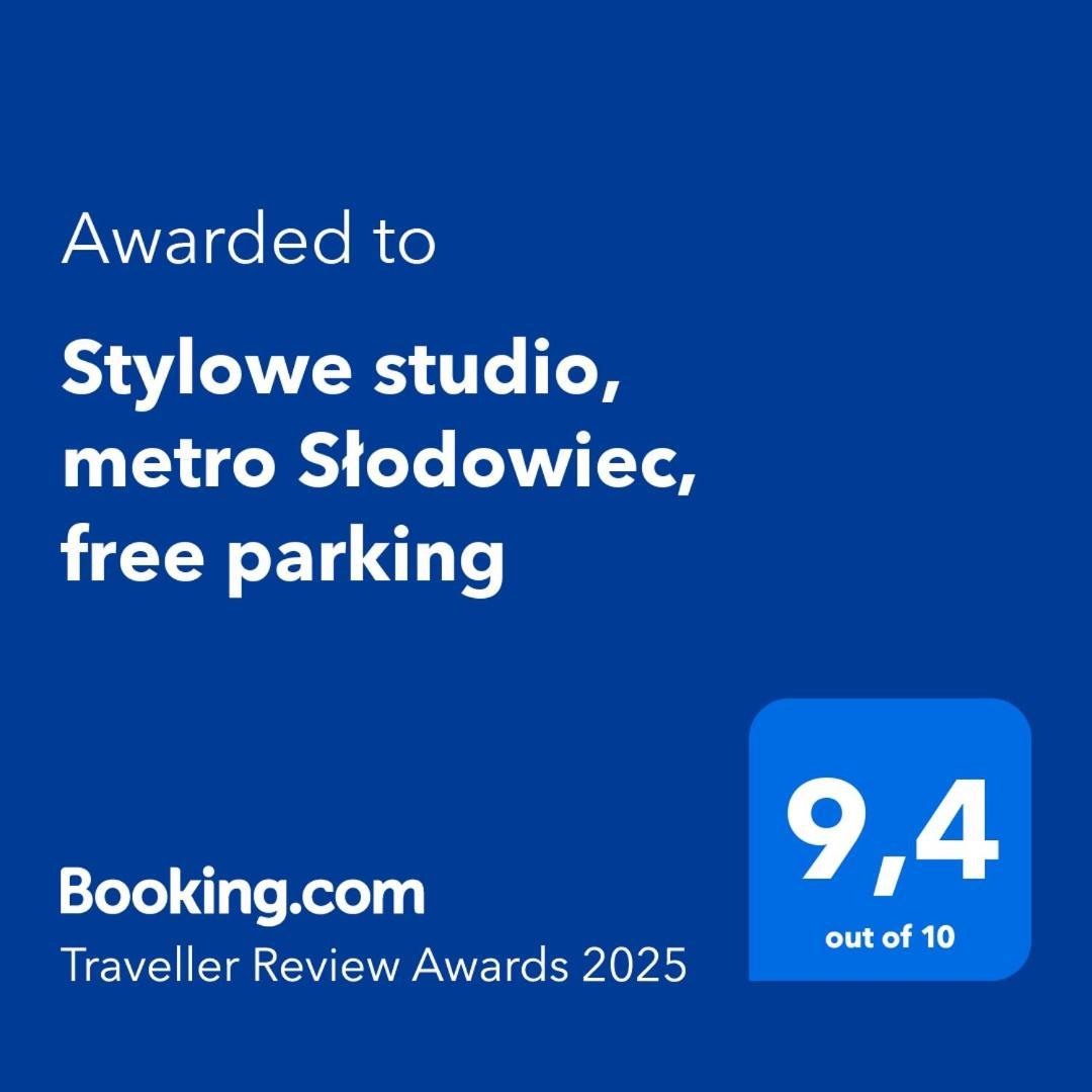 Stylowe Studio Krzemieniecka, Metro Slodowiec, Free Parking By Cosmo Spirit Warsaw Ngoại thất bức ảnh